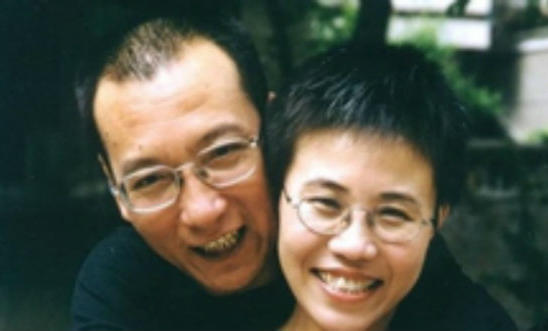 Image shows Liu Xia and her late husband Liu Xiaobo Image shows Liu Xia and her late husband Liu Xiaobo